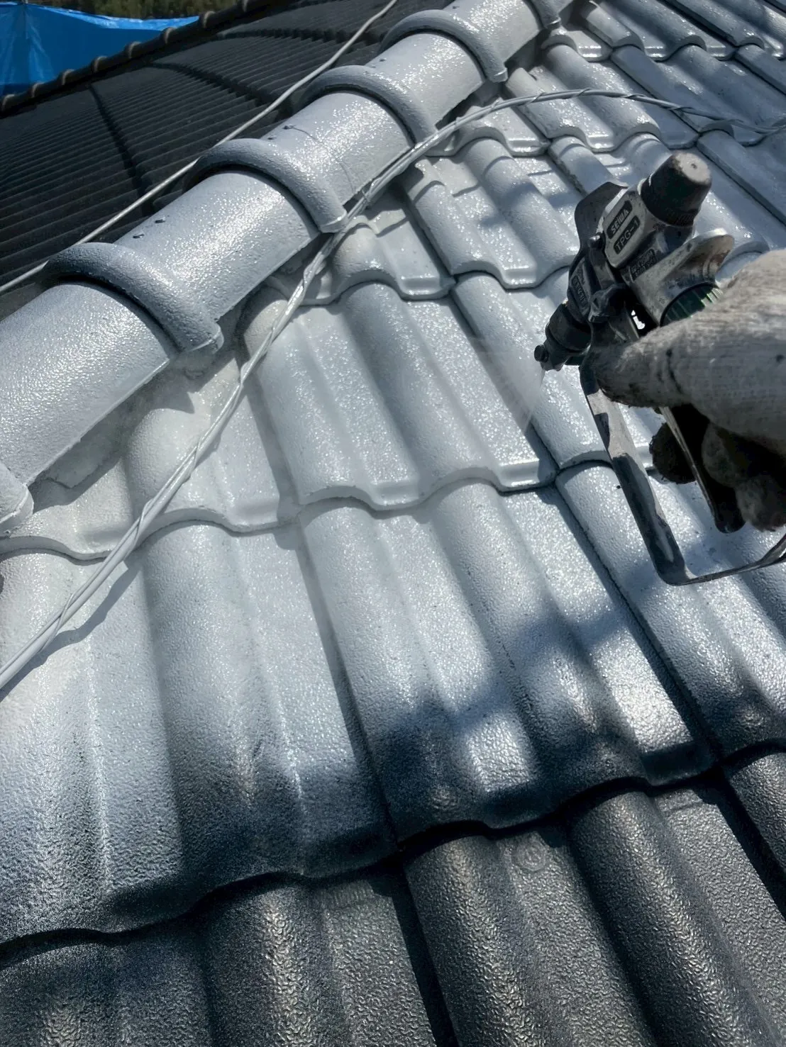 【竹田市の屋根改修】H様邸|棟瓦の強力棟への交換&吹付塗装で安心の仕上がり!