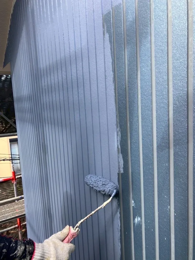 【由布市】爽やかなブルー×ホワイトで“新築級”の外観に!外壁塗装リフォーム事例