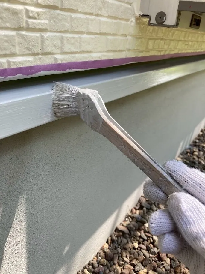 【由布市】爽やかなブルー×ホワイトで“新築級”の外観に!外壁塗装リフォーム事例