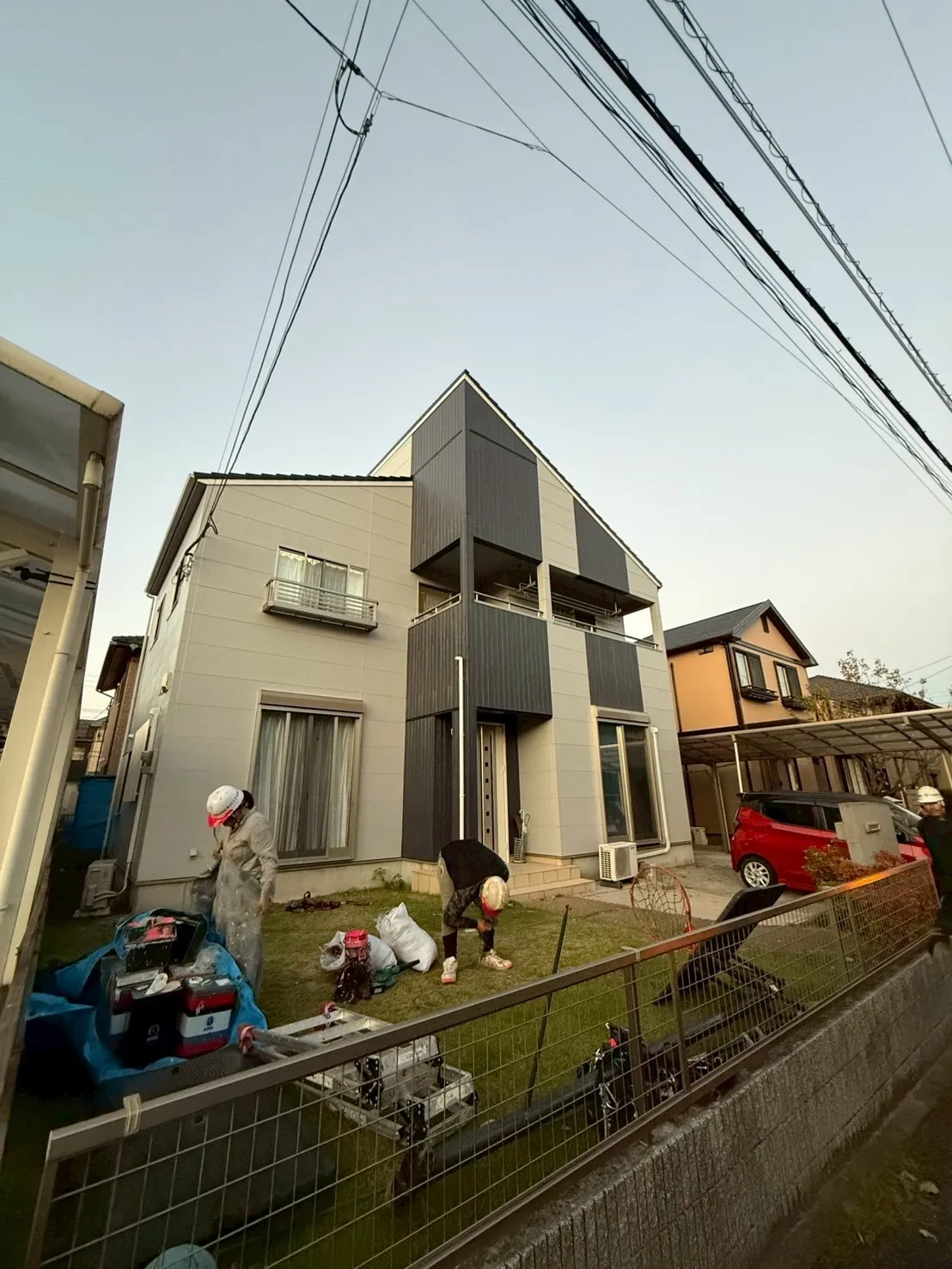 【由布市で外壁塗装】黒×グレーで魅せるモダン外観✨竹田市・大分市も対応しています！