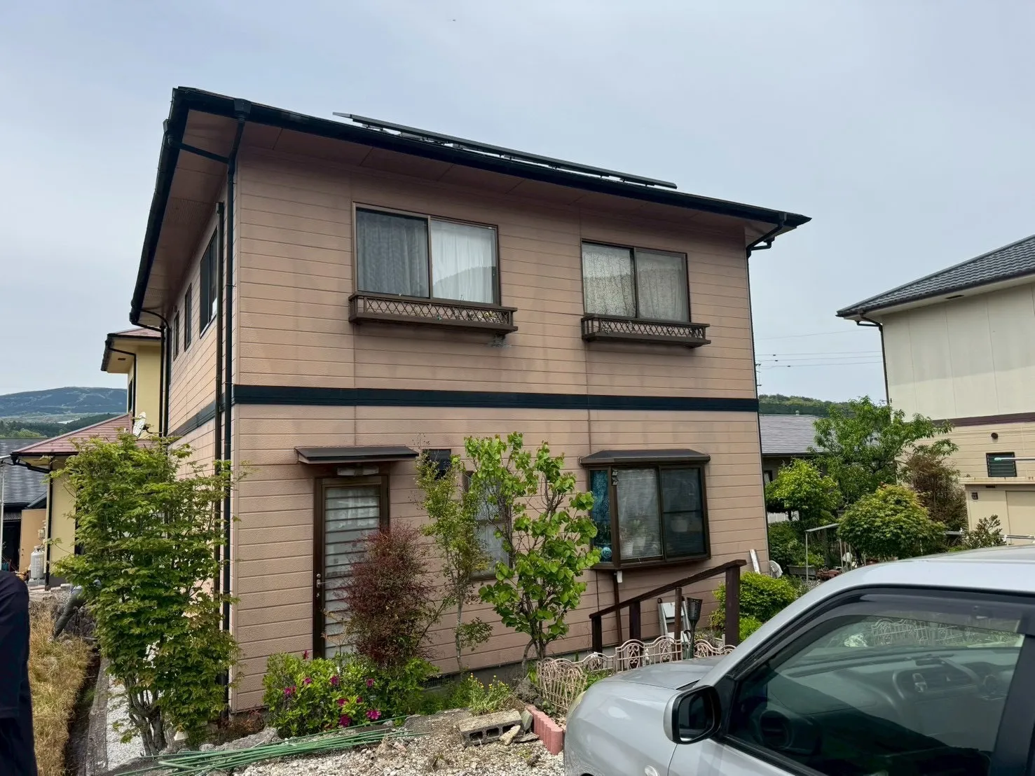 【竹田市】淡いピンクから深みのあるネイビーへ|外壁塗装ビフォーアフター🏠✨