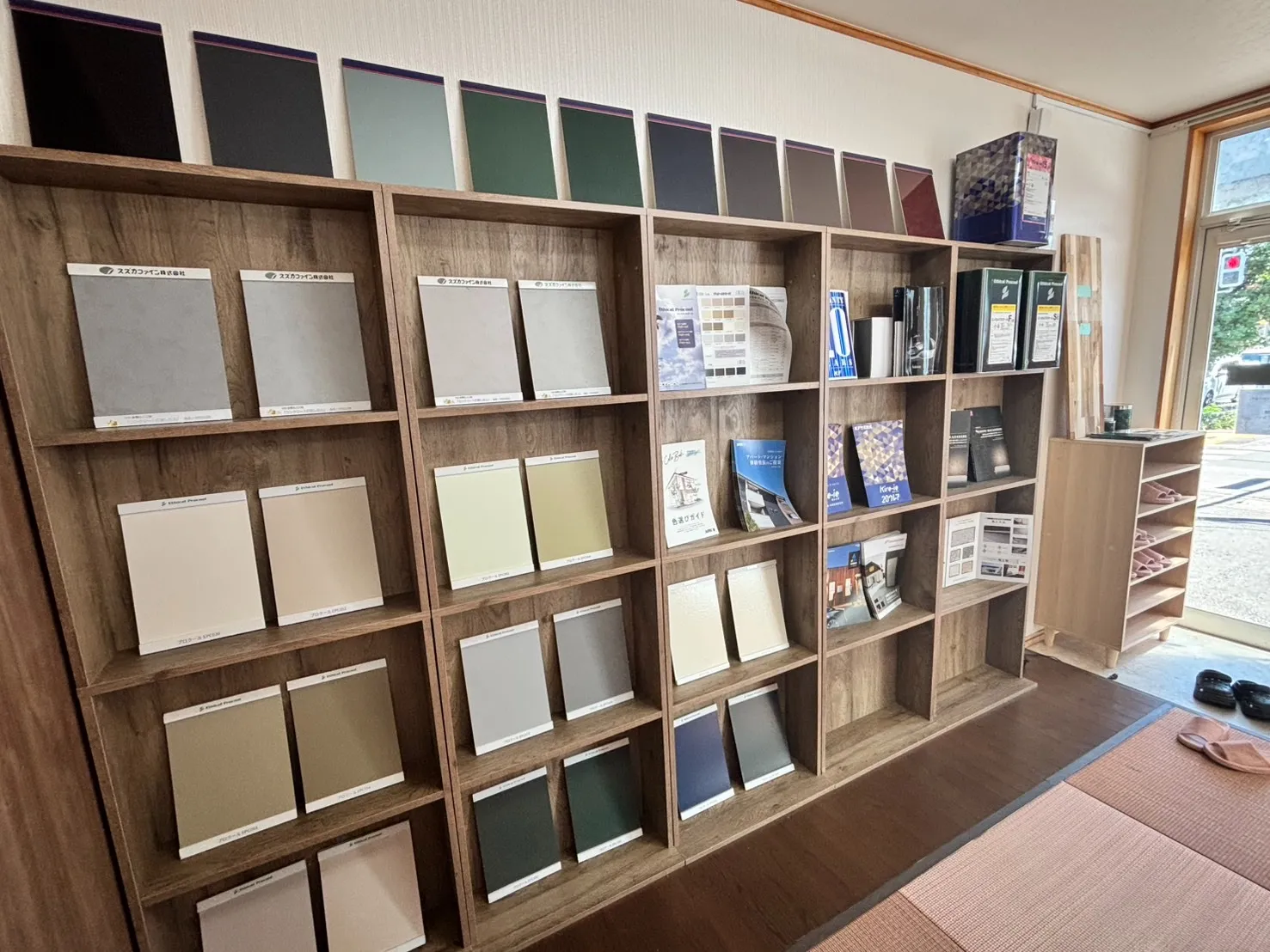 【大分市賀来南】おんせんぺいんとのショールーム内部を公開します🏠🎨